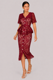 The Delphine: Ivory Guipure Lace Shirtdress — product image 10