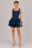The Sloane: Denim A-Line Mini — product image 5