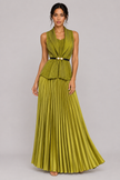 The Anaïs Pleated Belted Skirt Set