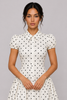 The Margot Polka-Dot Belted Maxi Dress