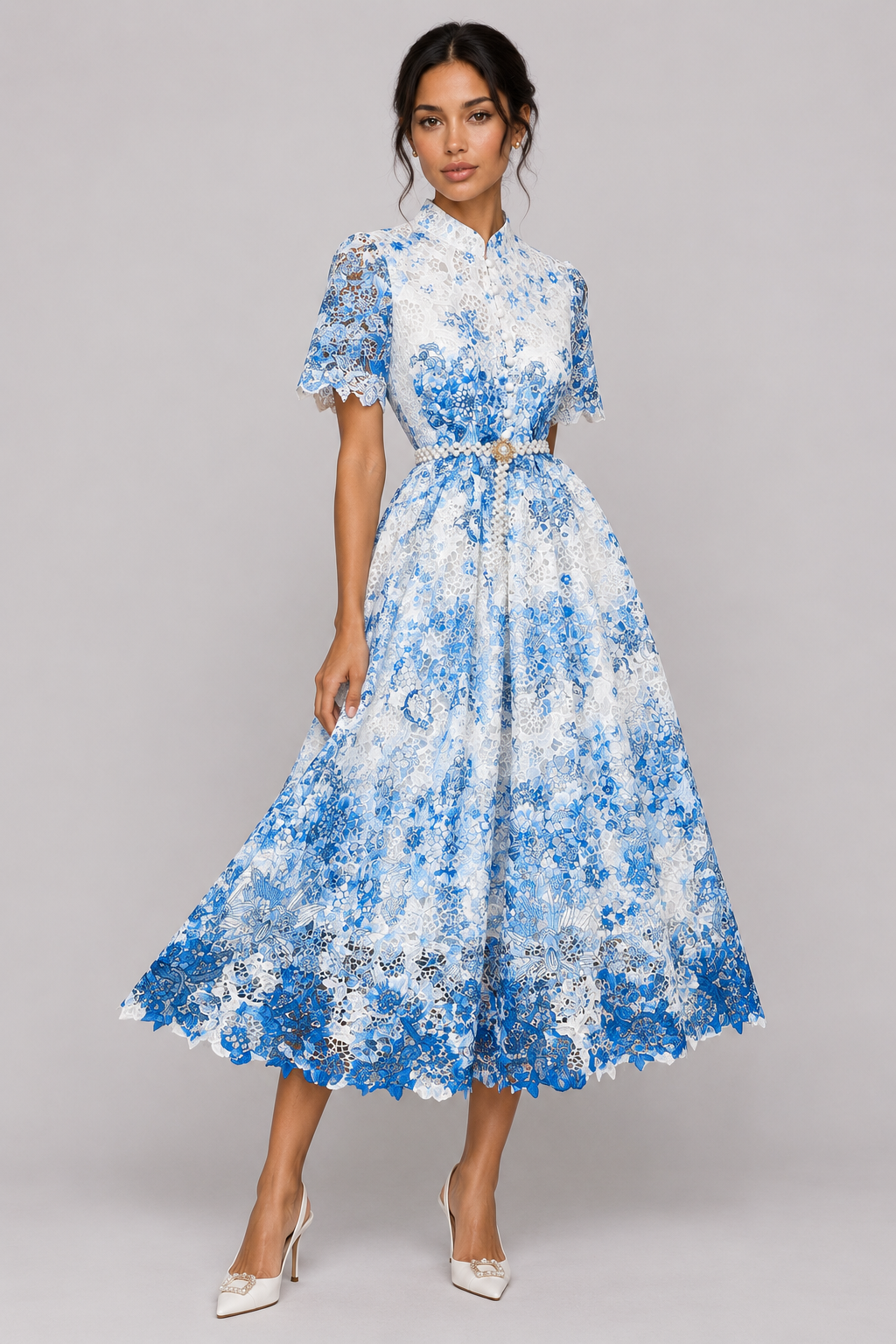 Solène Lace A-Line Maxi Dress — product image 8