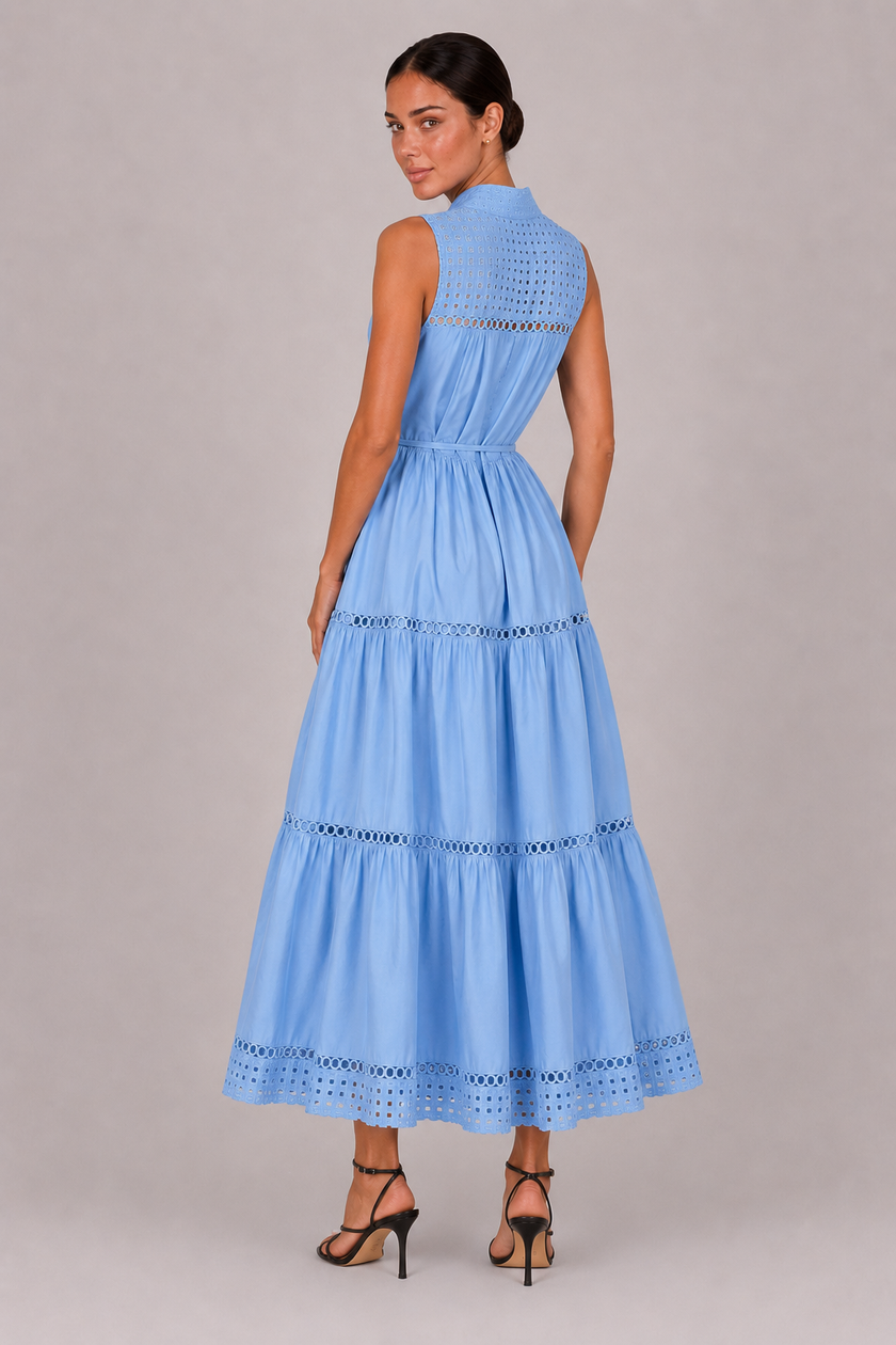 The Odalys: Cutout Collar Vacation Dress — product image 4