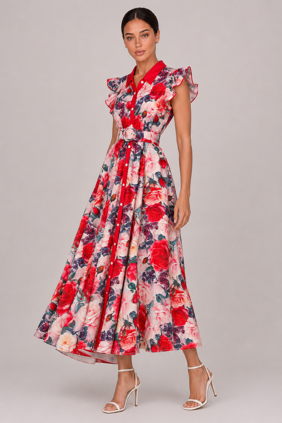 The Genevieve: Ruffle Sleeve Maxi — product image 4