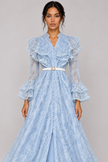 Marceline V-Neck Lace Maxi Dress — product image 12