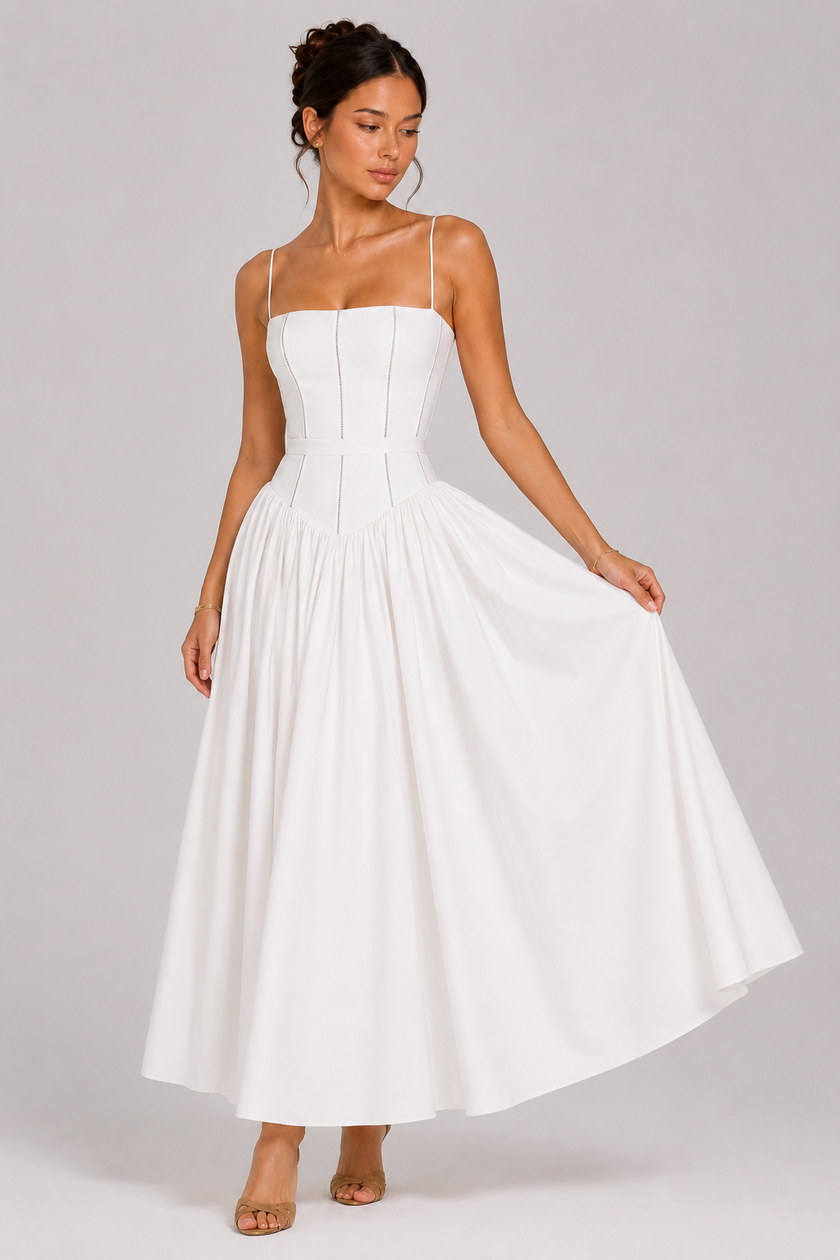 The Wisteria: Floral Halter Maxi — product image 12