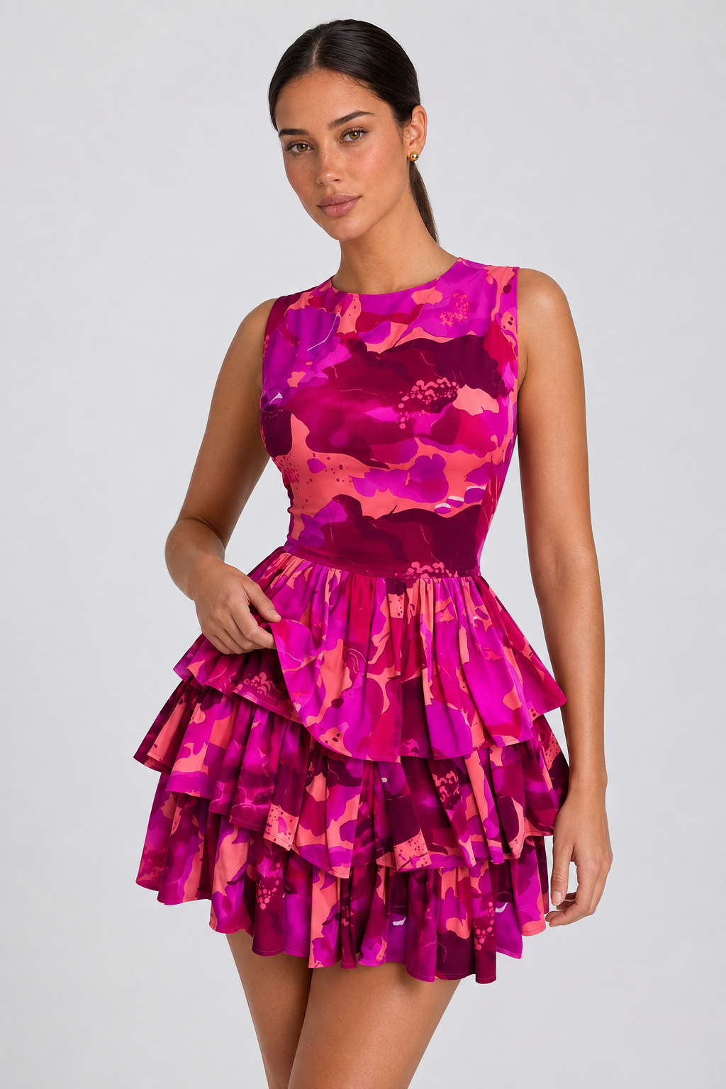 The Rosalie: Pleated Empire Waist Dress — product image 1