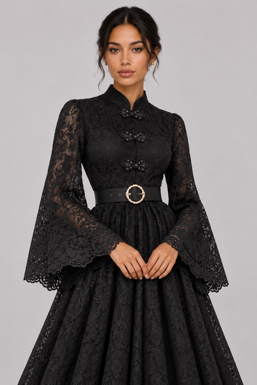 The Élodie Lace Maxi Dress