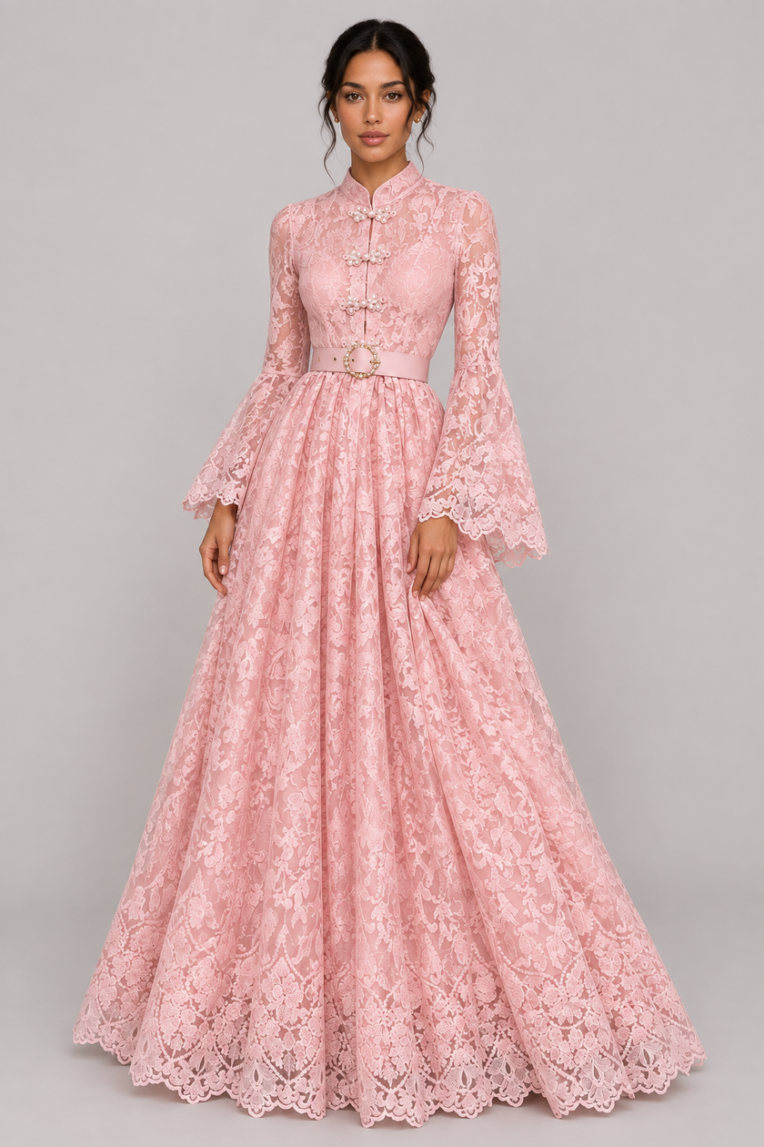 The Élodie Lace Maxi Dress