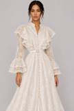 Marceline V-Neck Lace Maxi Dress — product image 5