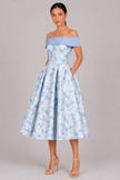 The Solene: Off-Shoulder Floral A-Line — product image 9