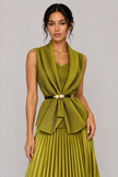 The Anaïs Pleated Belted Skirt Set