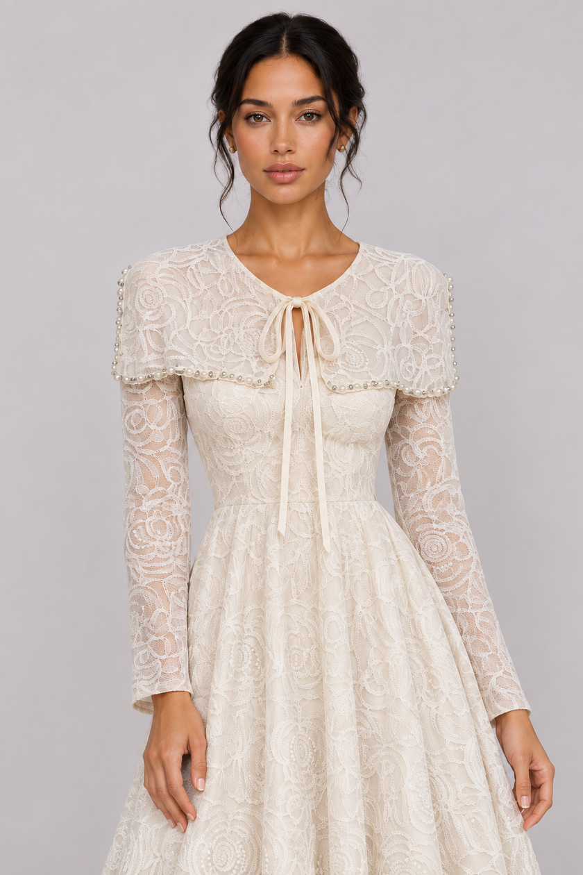 The Evelyne Beaded Floral Maxi Dress