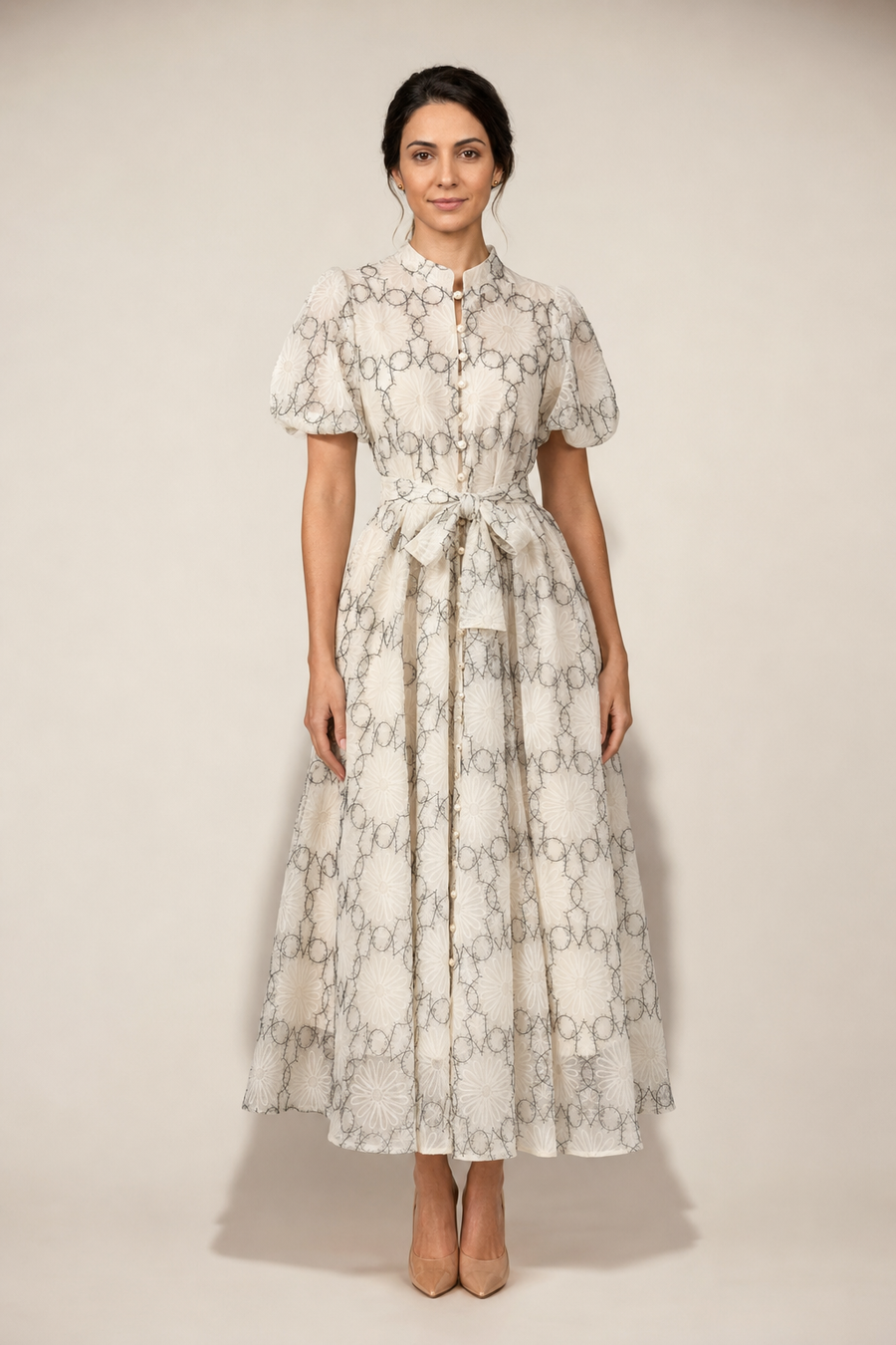The Odette: Bell-Sleeve Sequin Gown — product image 3