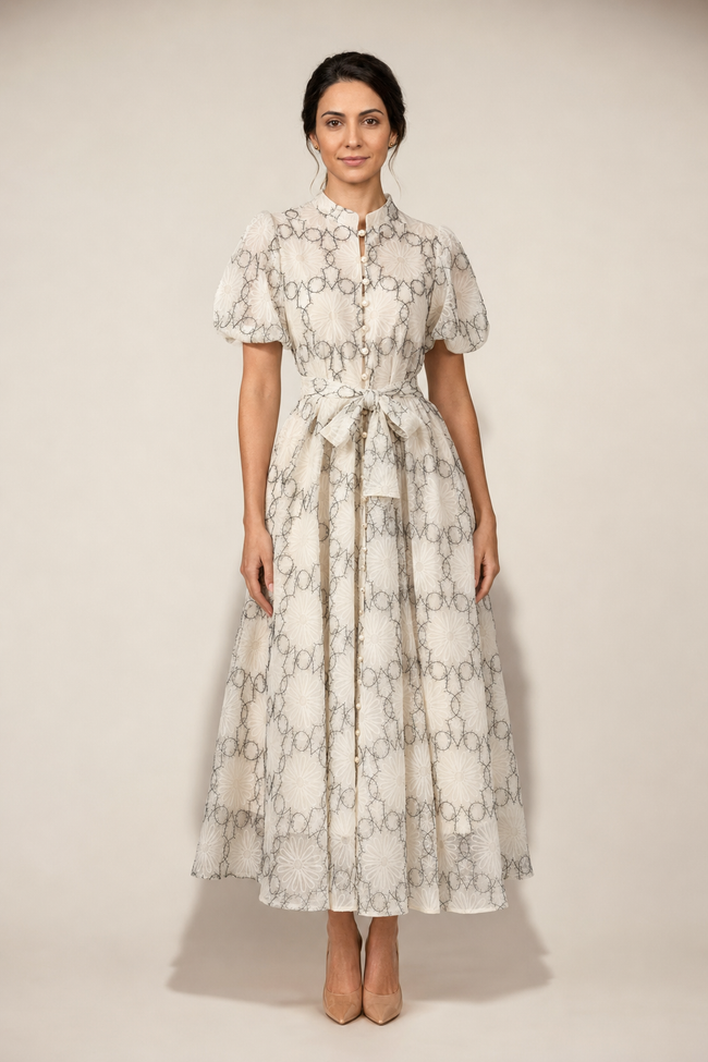 The Odette: Bell-Sleeve Sequin Gown — product image 3