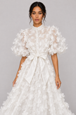 Fleur 3D Floral A-Line Midi Dress — product image 1