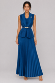The Anaïs Pleated Belted Skirt Set