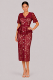 The Delphine: Ivory Guipure Lace Shirtdress — product image 9