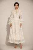 The Elodie: Mesh Embroidered Vacation Dress — product image 3