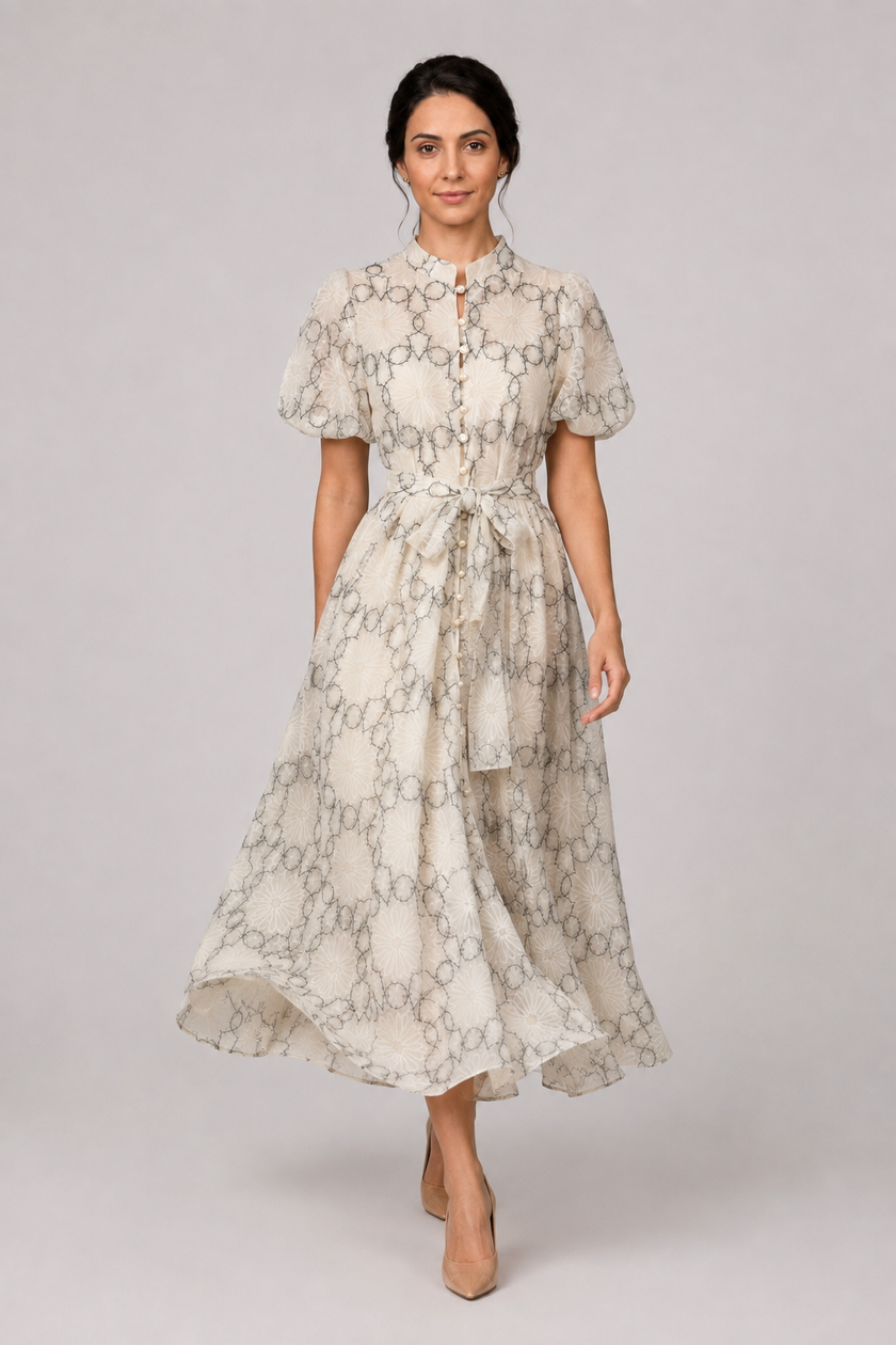 The Odette: Bell-Sleeve Sequin Gown — product image 5