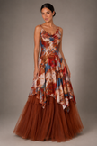 The Amara: Patchwork Floral Empire Maxi — product image 2