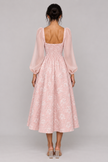 The Céleste Jacquard Square-Neck Dress