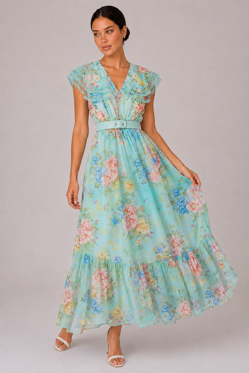 The Constance: Peter Pan Collar Lace Dress — product image 8