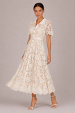 The Ophelia: Lace Hollow A-Line Commuter Dress — product image 7
