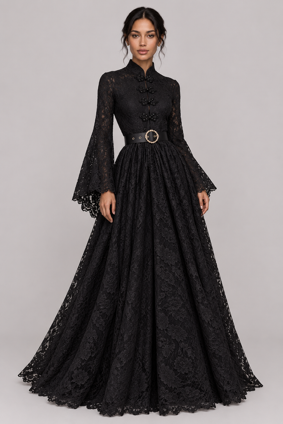 The Élodie Lace Maxi Dress