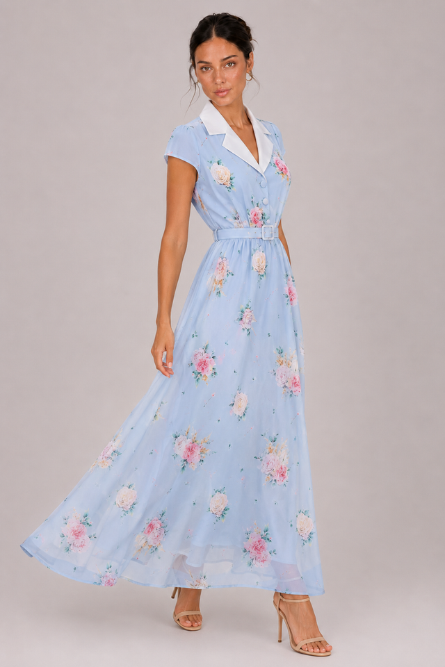 The Adele: Printed Midi Dress — product image 5