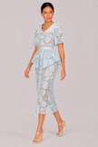 The Delphine: Ivory Guipure Lace Shirtdress — product image 6