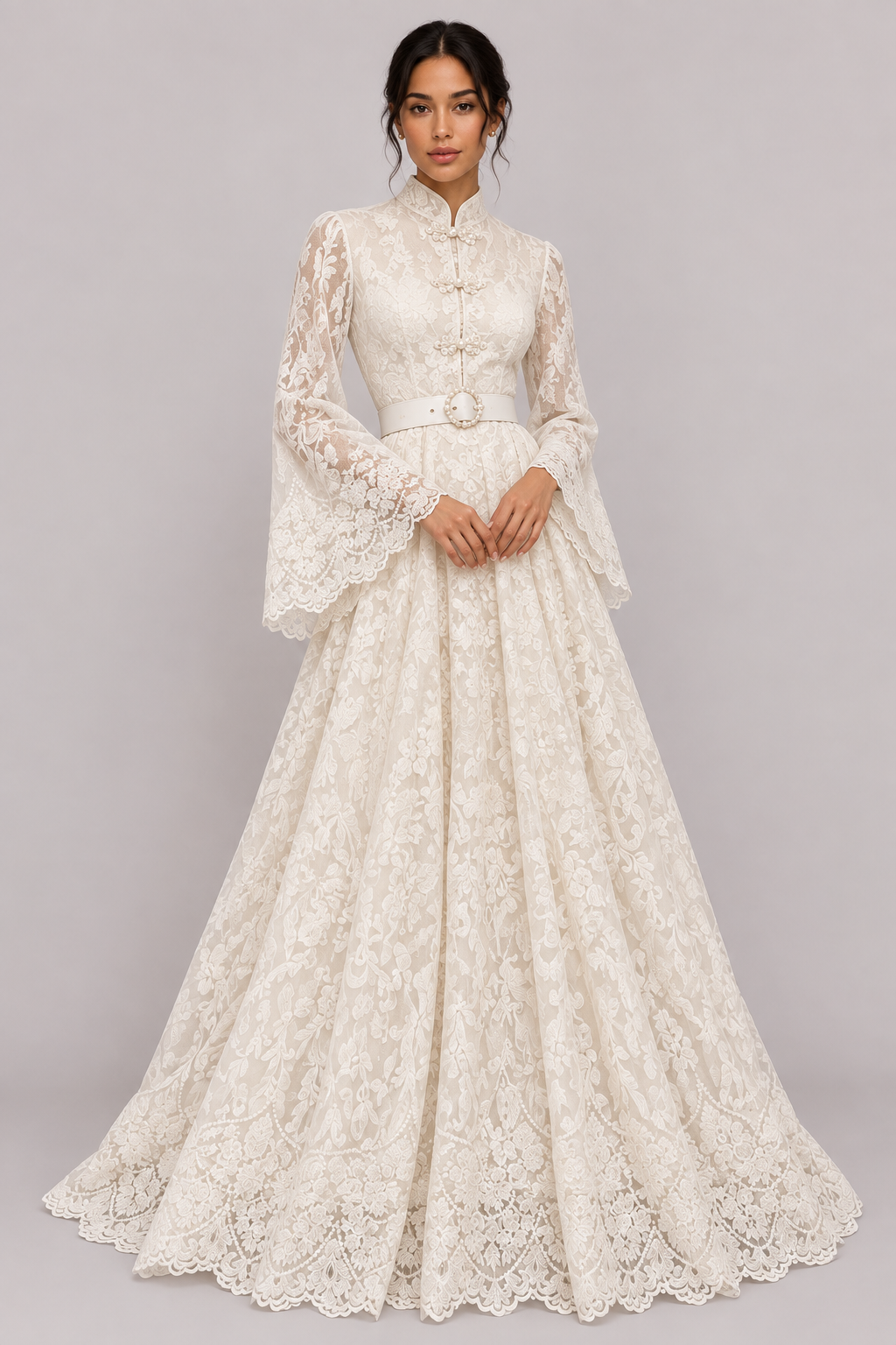 Élodie Lace Maxi Dress — product image 6