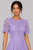 The Vivienne Ruffle Lace A-Line Dress