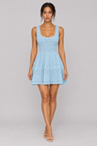 The Colette: Openwork Knit Halter Midi — product image 6