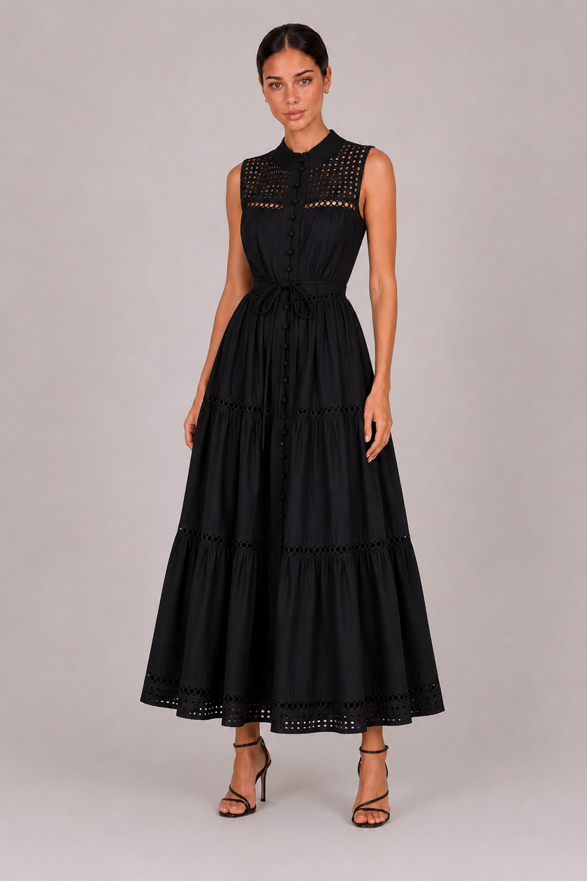 The Odalys: Cutout Collar Vacation Dress — product image 6
