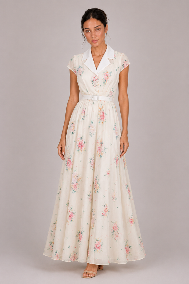 The Adele: Printed Midi Dress — product image 2