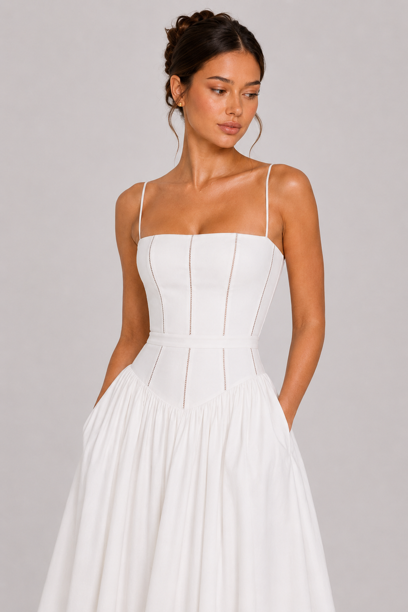 The Wisteria: Floral Halter Maxi — product image 10
