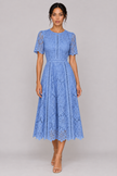 The Vivienne Ruffle Lace A-Line Dress