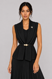 The Anaïs Pleated Belted Skirt Set