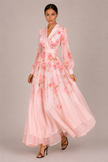 The Corinne: Chiffon Lace-Up Vacation Dress — product image 3