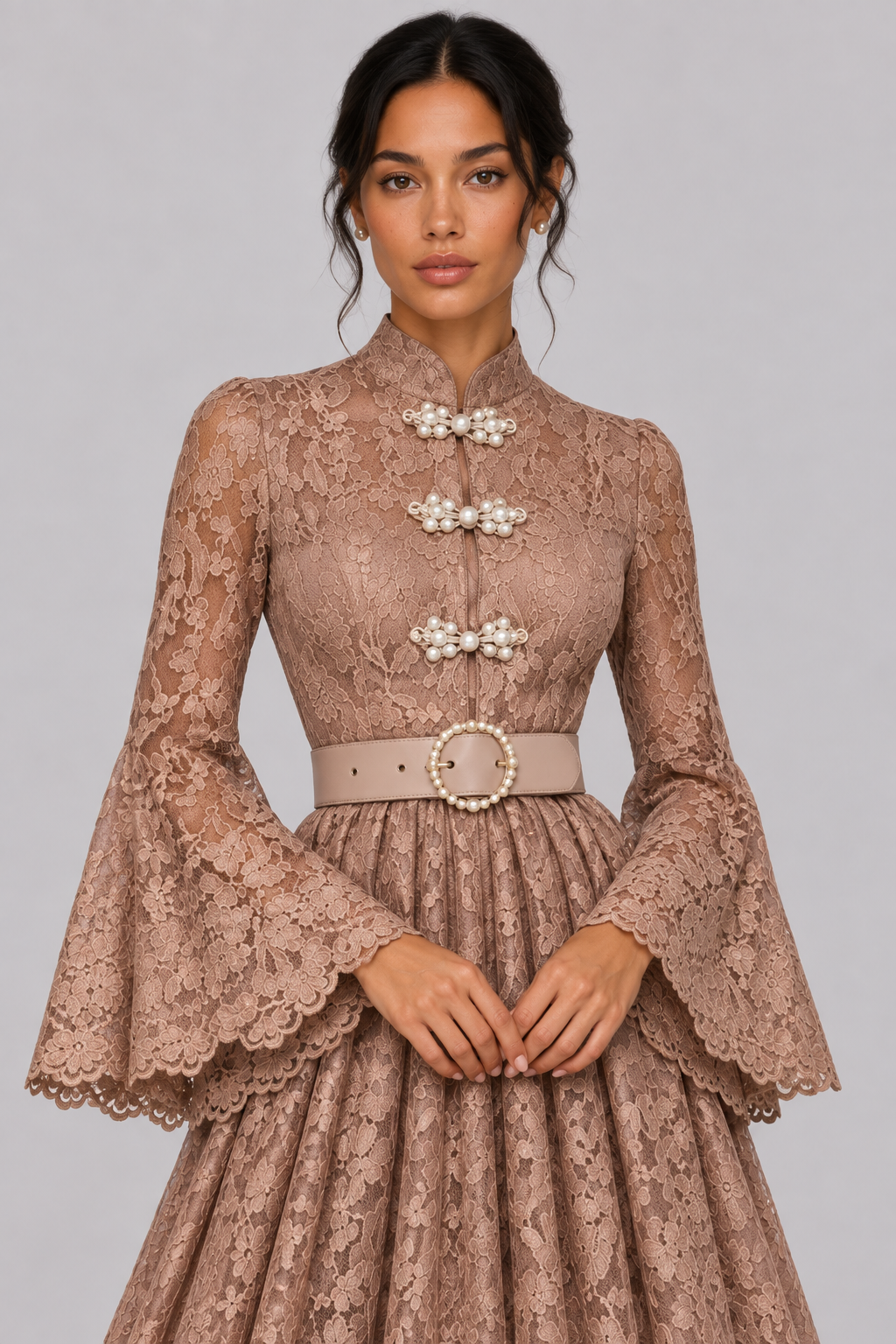 Élodie Lace Maxi Dress — product image 17