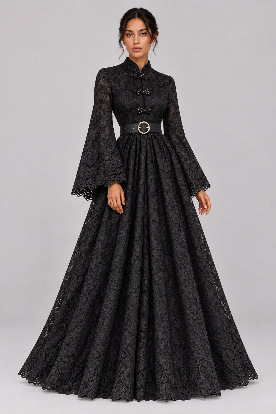The Élodie Lace Maxi Dress