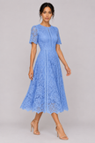The Vivienne Ruffle Lace A-Line Dress