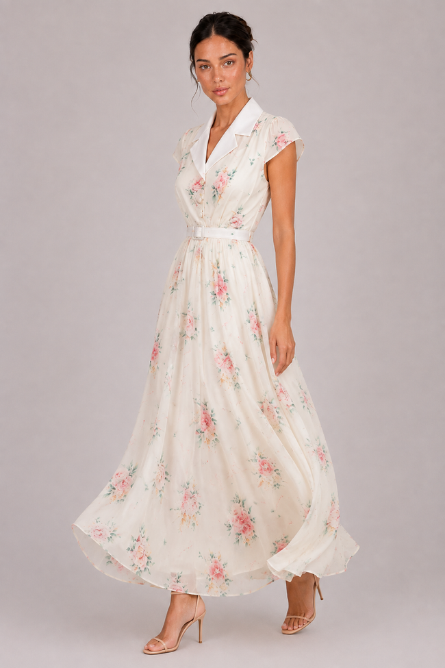 The Adele: Printed Midi Dress — product image 3