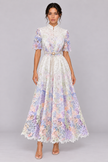 The Solène Lace A-Line Maxi Dress