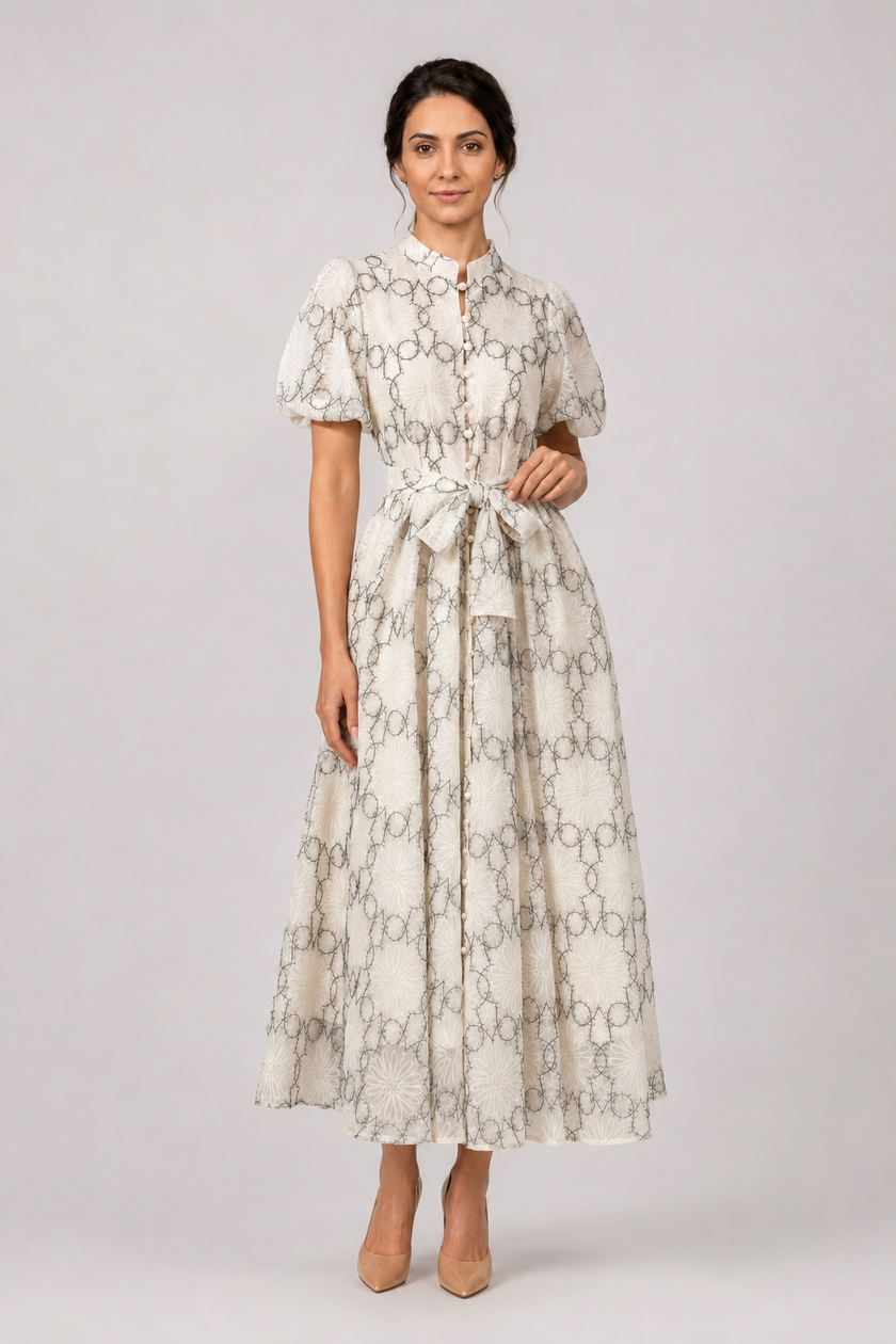 The Odette: Bell-Sleeve Sequin Gown — product image 6