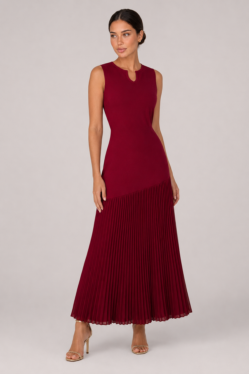 The Margaux: Burgundy Knit Dress — product image 7