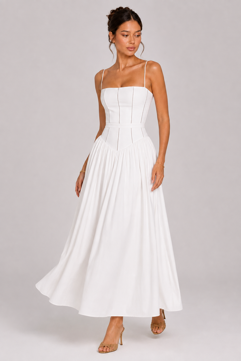 The Wisteria: Floral Halter Maxi — product image 9