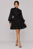 The Delphine: Embroidered Lace A-Line Midi — product image 7