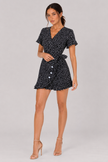 The Wren: Flared Sleeve Tie-Waist Mini — product image 3