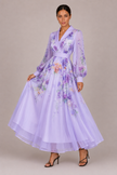 The Corinne: Chiffon Lace-Up Vacation Dress — product image 12